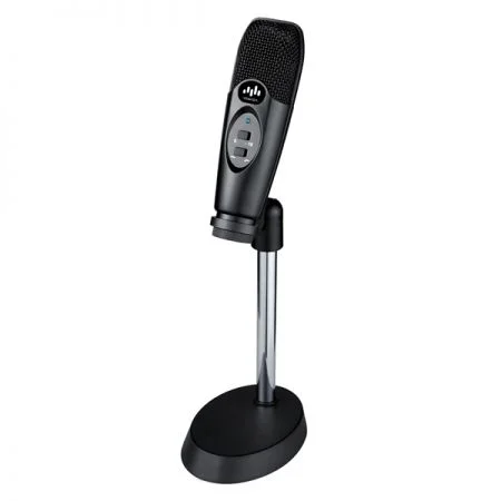 USB desktop microphone with low-cut and 10 dB PAD for top recording or streaming